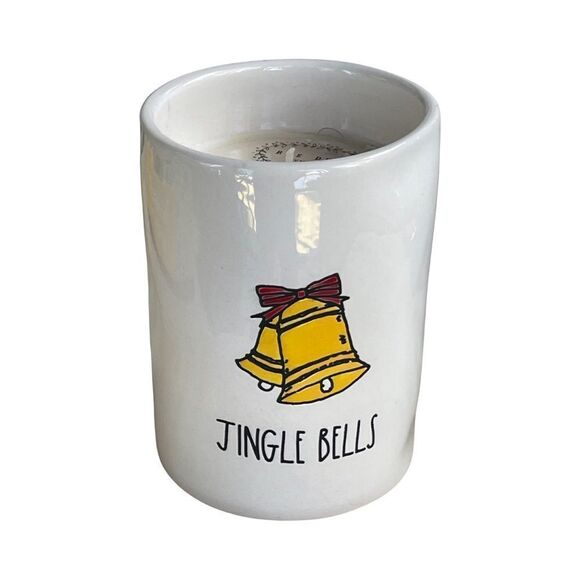 Rae Dunn “Jingle Bells” Candle Scent Holly Mistletoe from Magenta NWT - Picture 1 of 5
